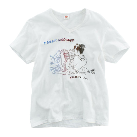 80's "IN DECENT EXPOSURE" 浮世絵 春画 アートTシャツ 260821H