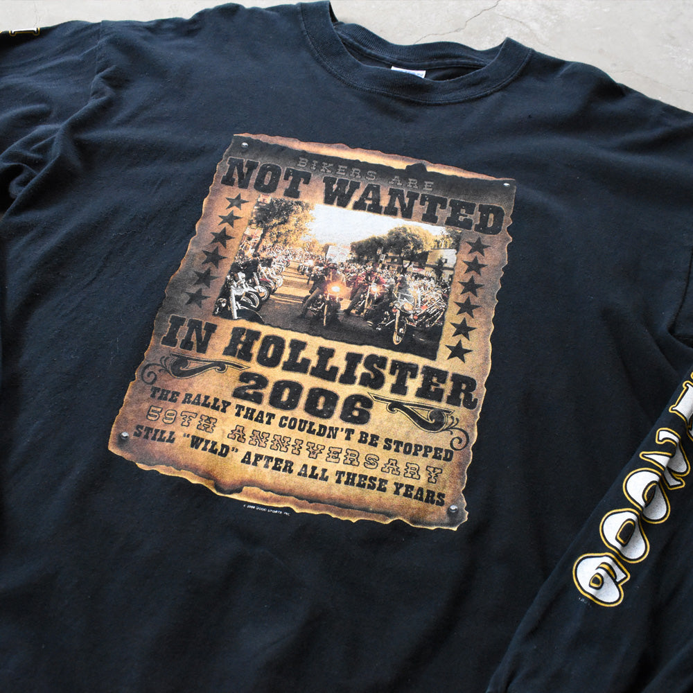 Y2K  “HOLLISTER 2006” バイク ロングスリーブ Tシャツ 250613