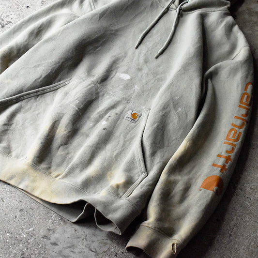 Carhartt ブリーチ!ペンキ! スウェットパーカー 250425H
