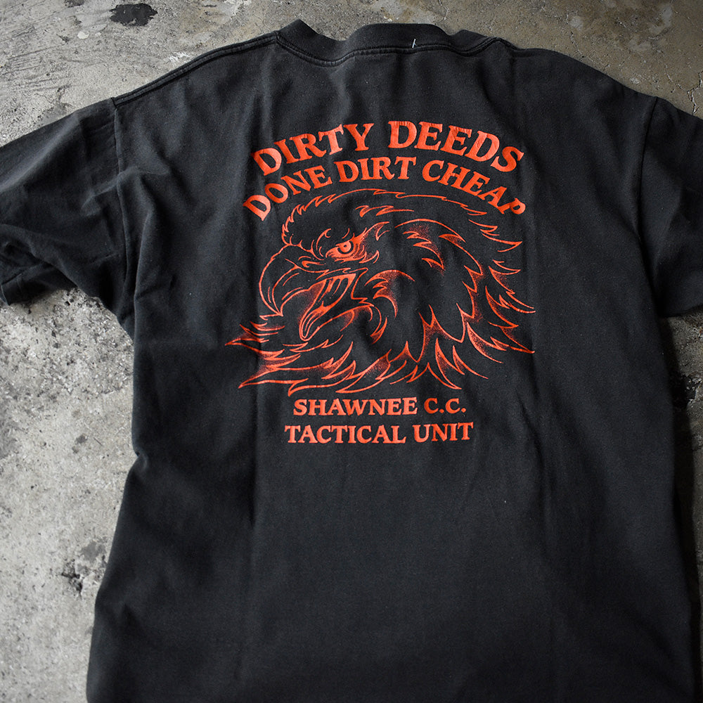 90's 3D EMBLEM “smith&wesson“ Thunder×Gun！ Tシャツ USA製 250513H