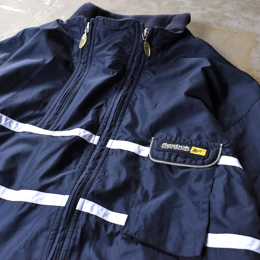 90’s Reebok “ATHLETIC DEPARTMENT” ナイロン トラックジャケット 251104H