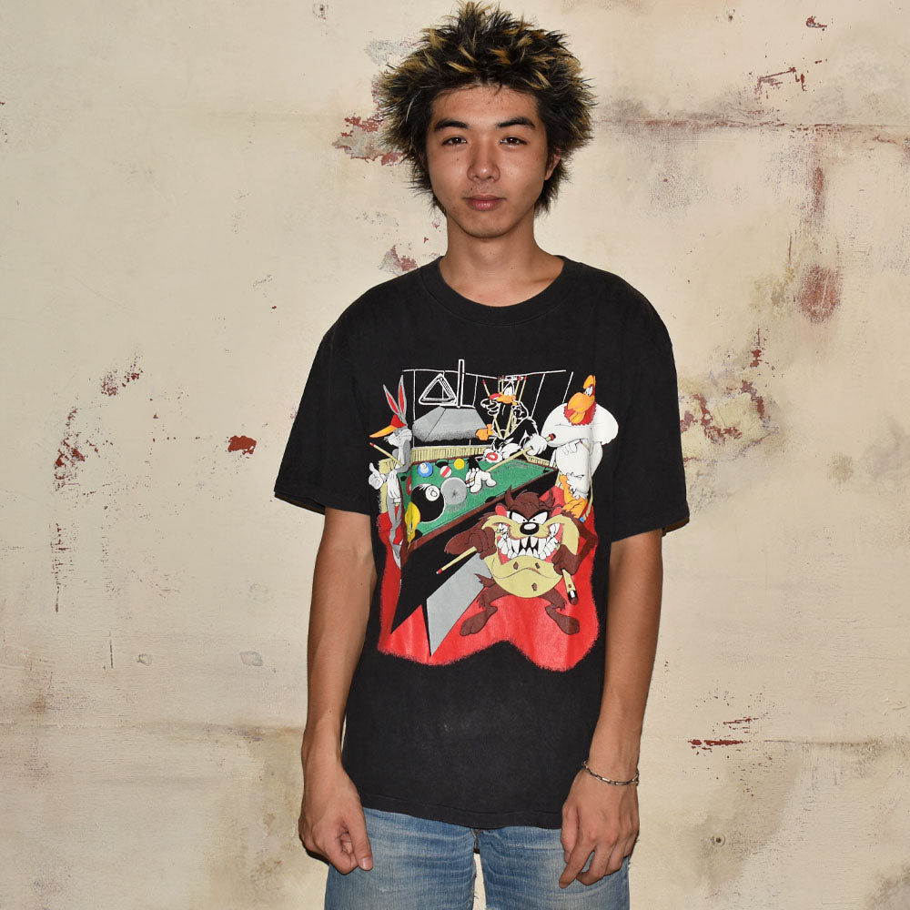 90’s  Looney Tunes ”billiards” キャラクター Tシャツ 250912H