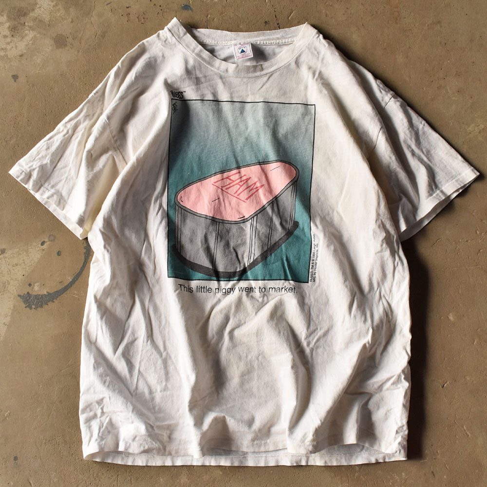 90’s RUBES “This little piggy went to market” コミック アート Tシャツ 240514