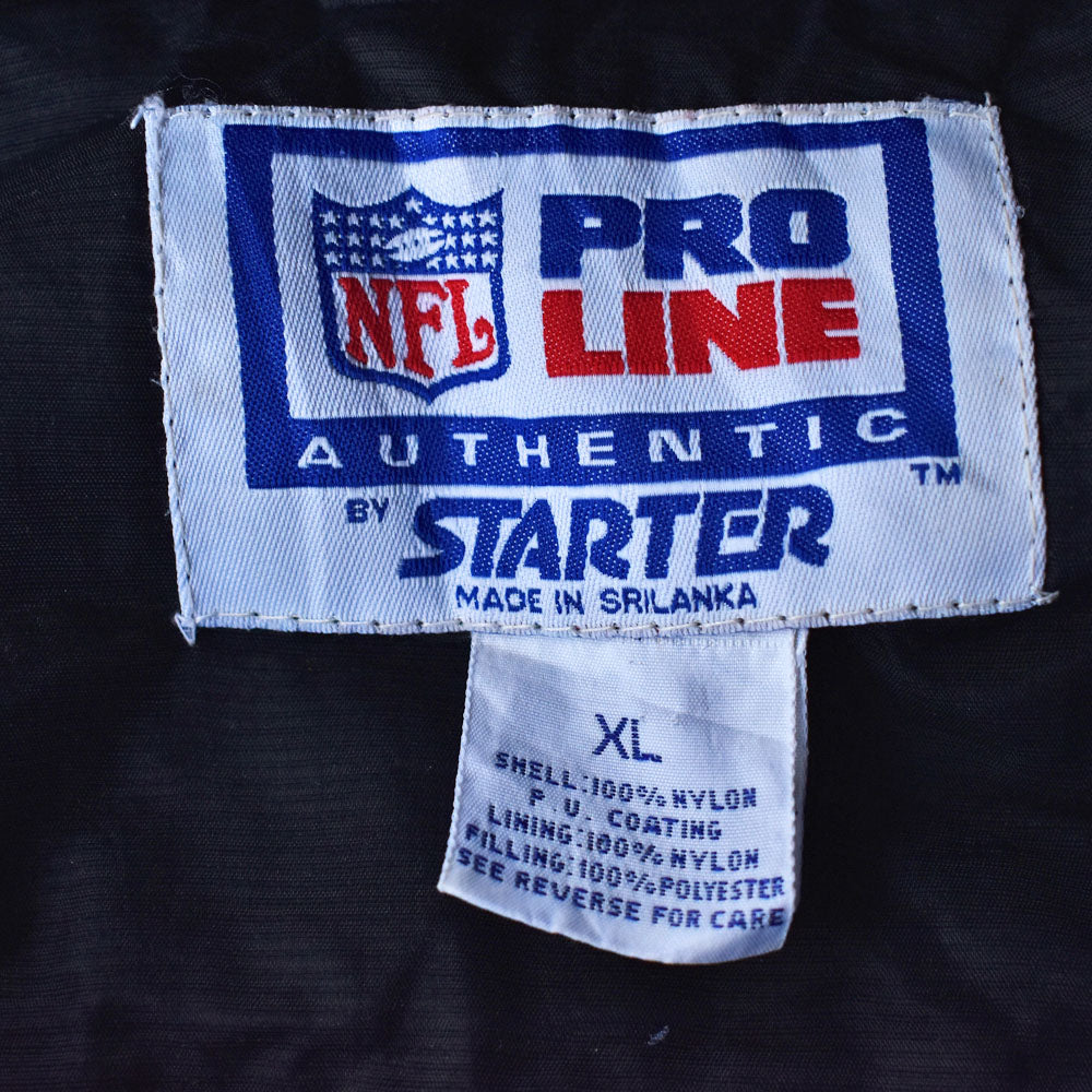 90’s STARTER ”NFL Denver Broncos” 中綿入り フード ナイロンプルオーバー　231211