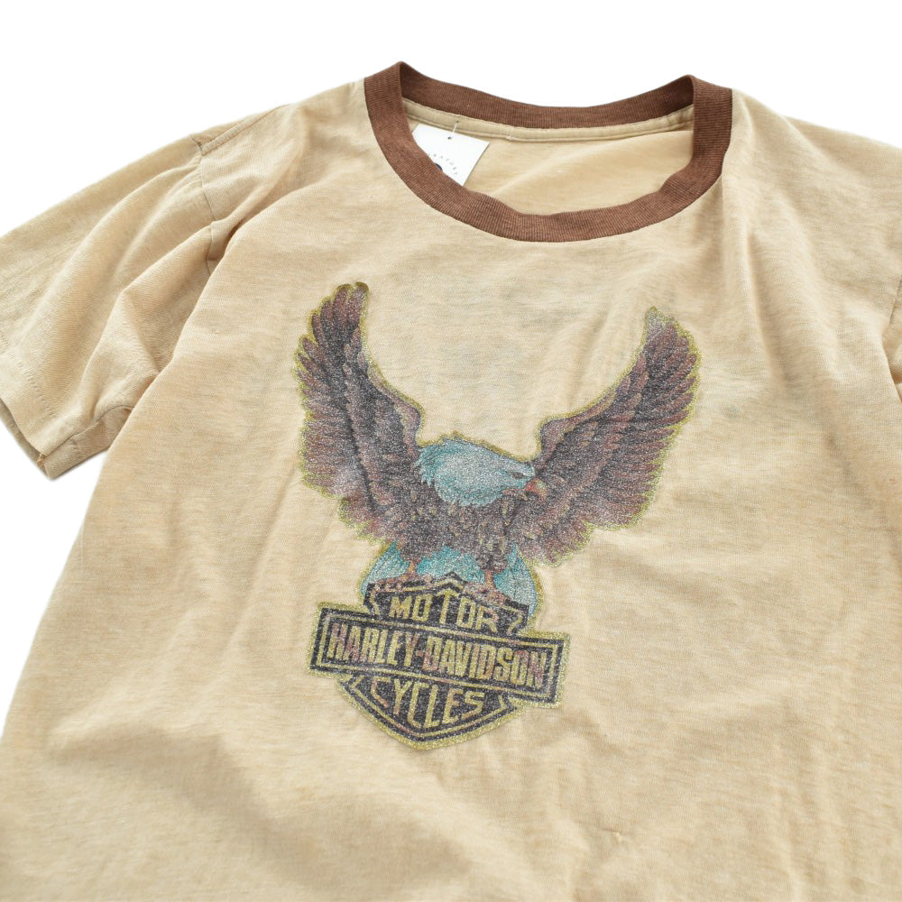 70's Harley-Davidson "SUNDANCE Tucson Az." イーグル リンガーTシャツ 260901H