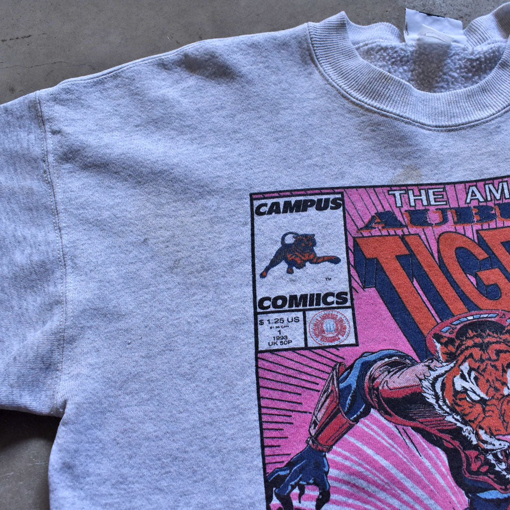 90’s LEE “TIGERS” USコミック スウェット USA製 231220