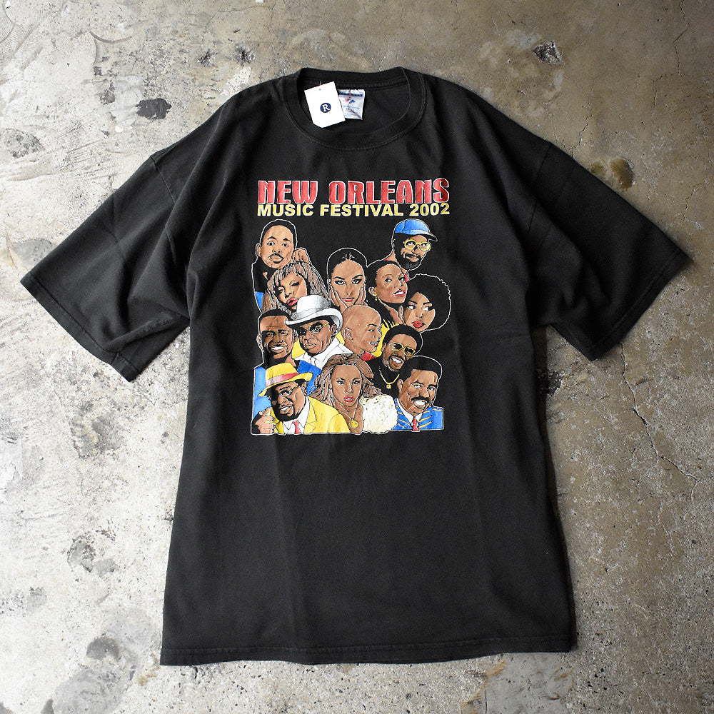 Y2K “New Orleans Music Festival 2002”ミュージックフェスティバル Tシャツ 250714H