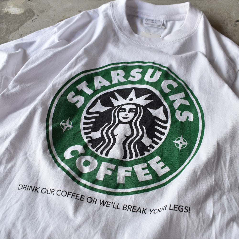 STARS*CKS COFFEE パロディTシャツ デッドストック 2000年代 ユーロ製 古着