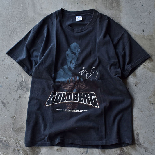 90's WCW "Bill Goldberg" プロレス Tシャツ USA製 230717H