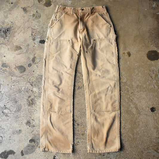 雰囲気◎ Carhartt ダブルニー ブラウンダック ペインターパンツ USA製 250327H