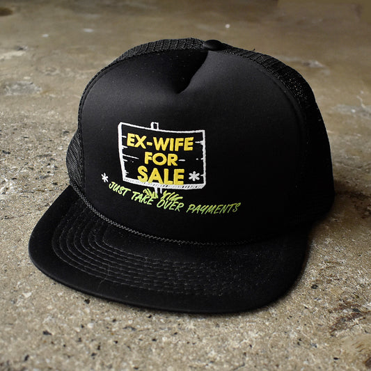 90's デッドストック "EX-WIFE FOR SALE” メッシュキャップ 250713H