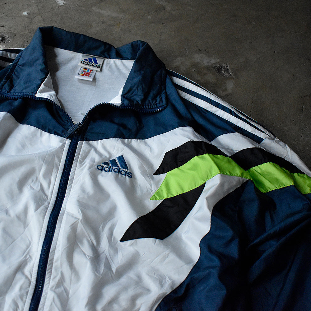90's～ adidas セットアップ！ ナイロン トラックスーツ250612H