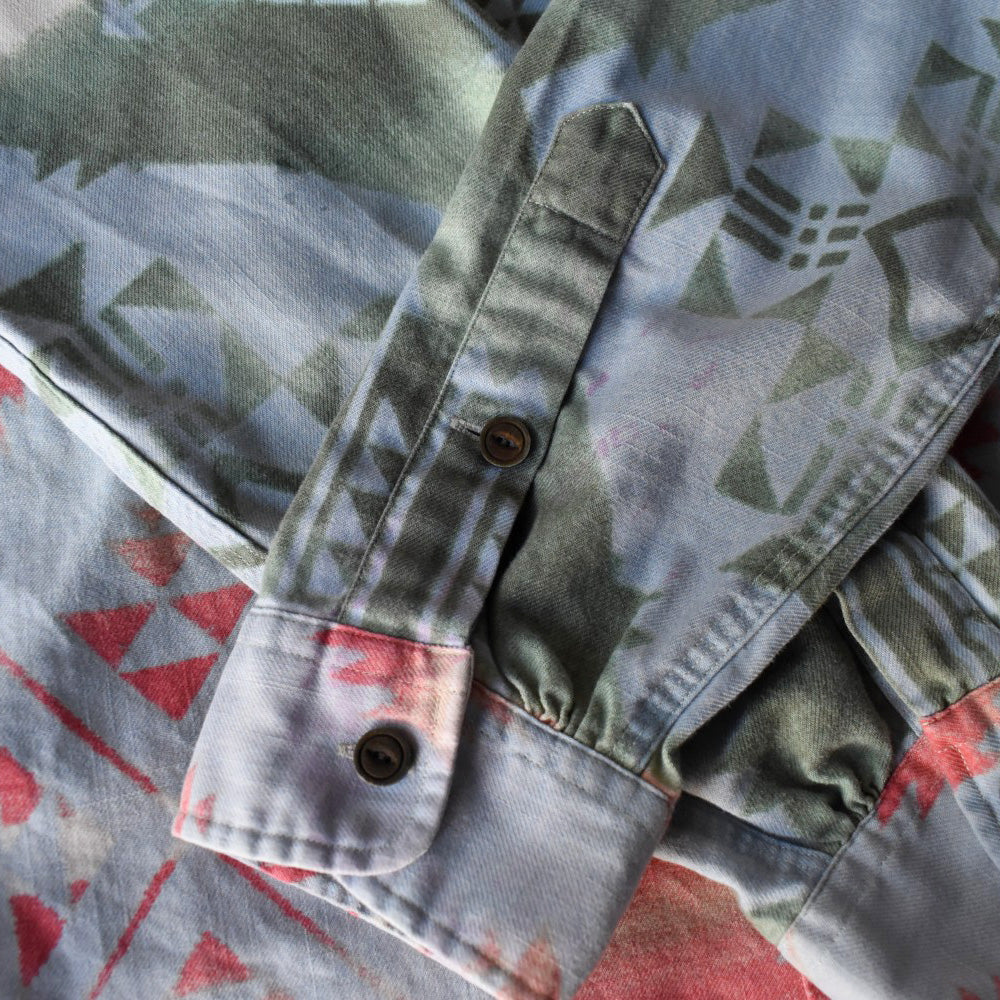 90’s Polo Ralph Lauren ネイティブパターン ワークシャツ 251202H