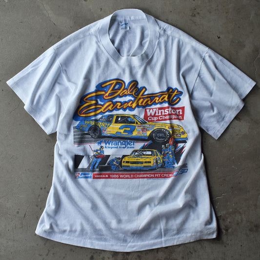 80's　“Dale Earnhardt/デイル・アーンハートWinston Cup Champion” レーシングTシャツ　230804
