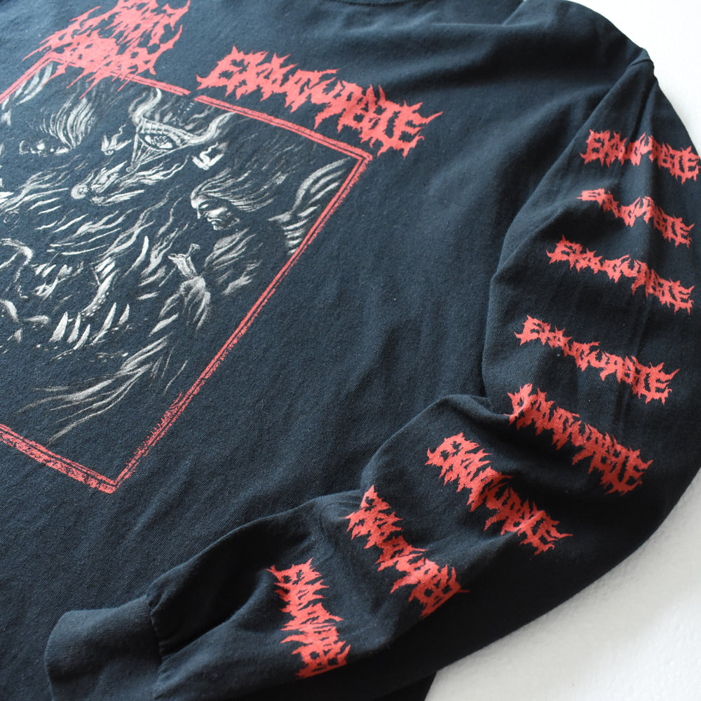 デッドストック！ Exaugurate × Father Befouled "Purging Holiness" ロングスリーブ Tシャツ 250905