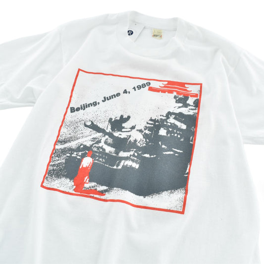 80's 天安門事件 "TANK MAN" Tシャツ 260331H