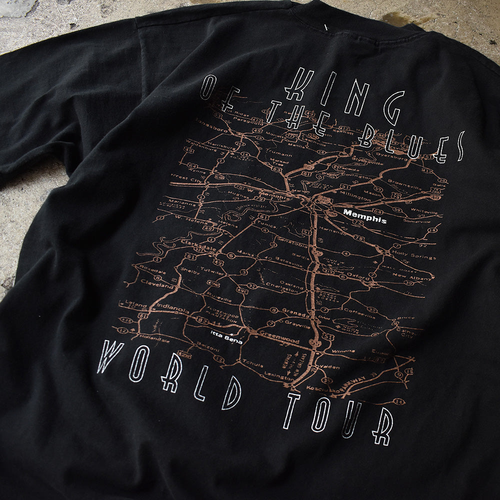 90's　B.B. King/B.B.キング　"King of the Blues" World Tour Tee　230606H