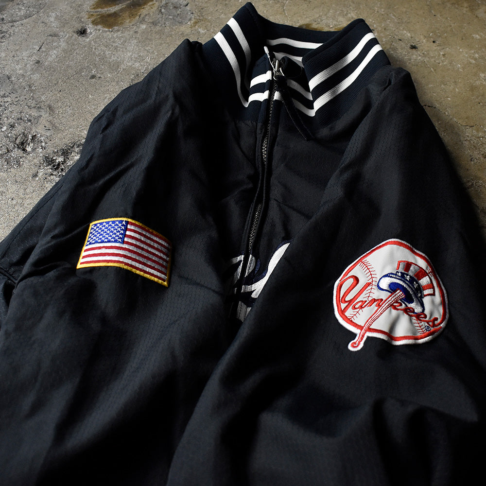 Y2K Majestic “New York Yankees” ナイロンジャケット フリースライナー 231209H