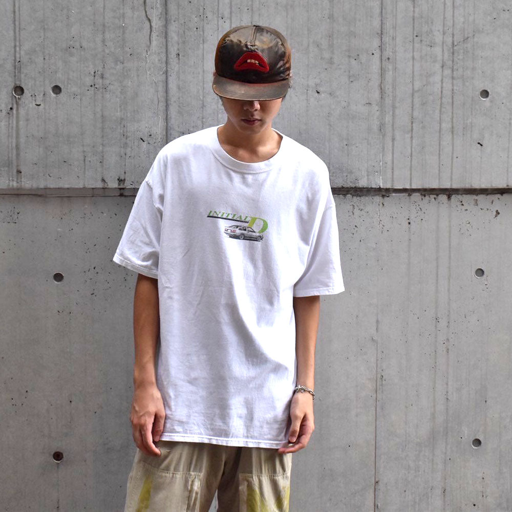 Y2K 頭文字D "INITIAL D" アニメ ギーク Tシャツ 250916