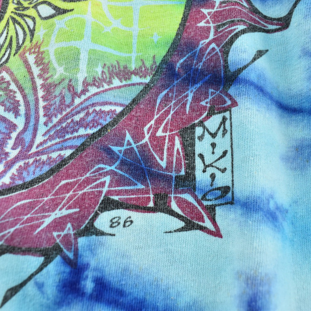 80's MIKIO KENNEDY Grateful Dead デッドヘッズ タイダイ アートTシャツ 260623H