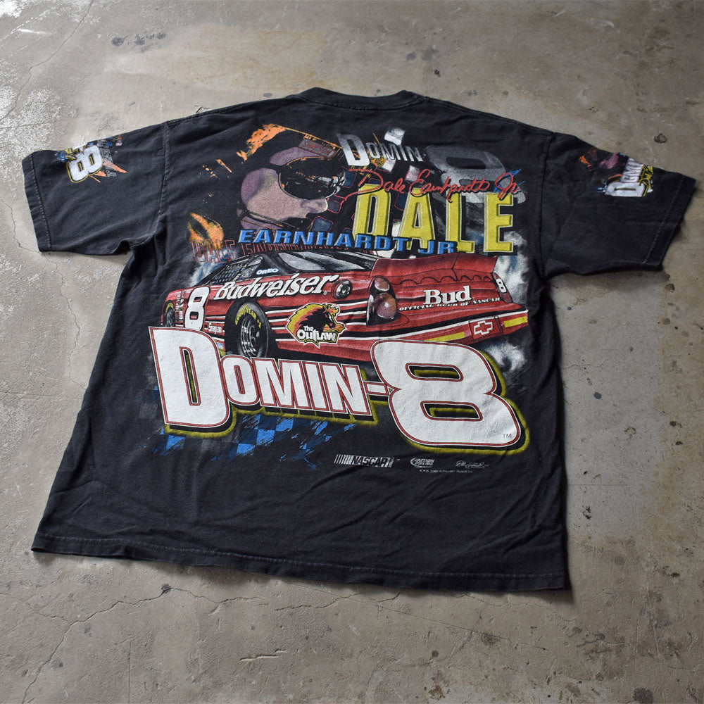 90's　NASCAR “Dale Earnhardt, Jr./デイル・アーンハート #8” AOP！ レーシング Tシャツ 　USA製　230828