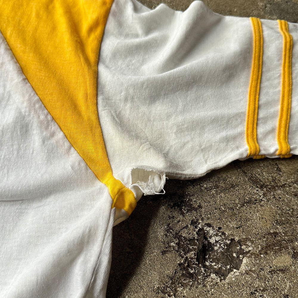 70's sears BODY WEAR “PLAYBOY” ヌード柄 フットボールTシャツ 240312H