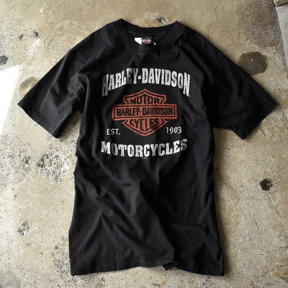 ハーレーダビッドソン 両面ロゴ Tシャツ 1998年 ヴィンテージ