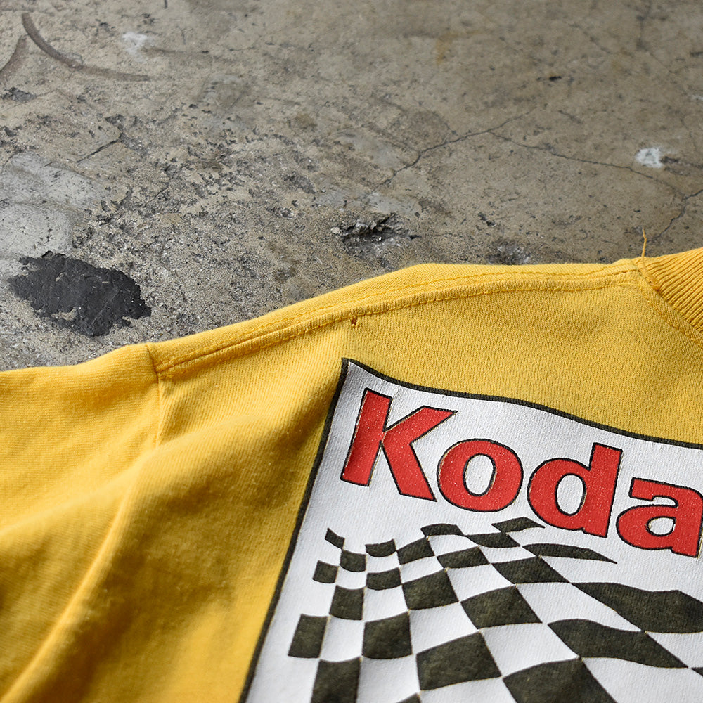 90's イエロー！ AOP Racing “Kodak”Tシャツ USA製 240719H