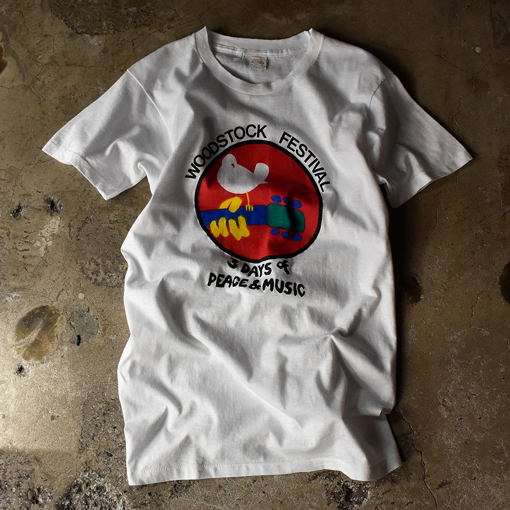 70's 初期！ Woodstock Festival ロゴTシャツ 231013HY33