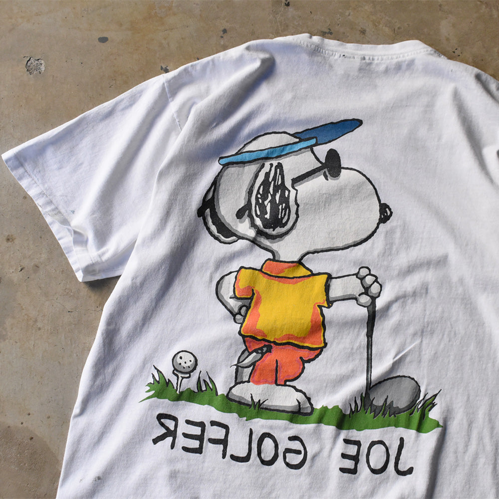 90’s “Peanuts / JOE GOLFER” スヌーピー キャラクター Tシャツ USA製 250511
