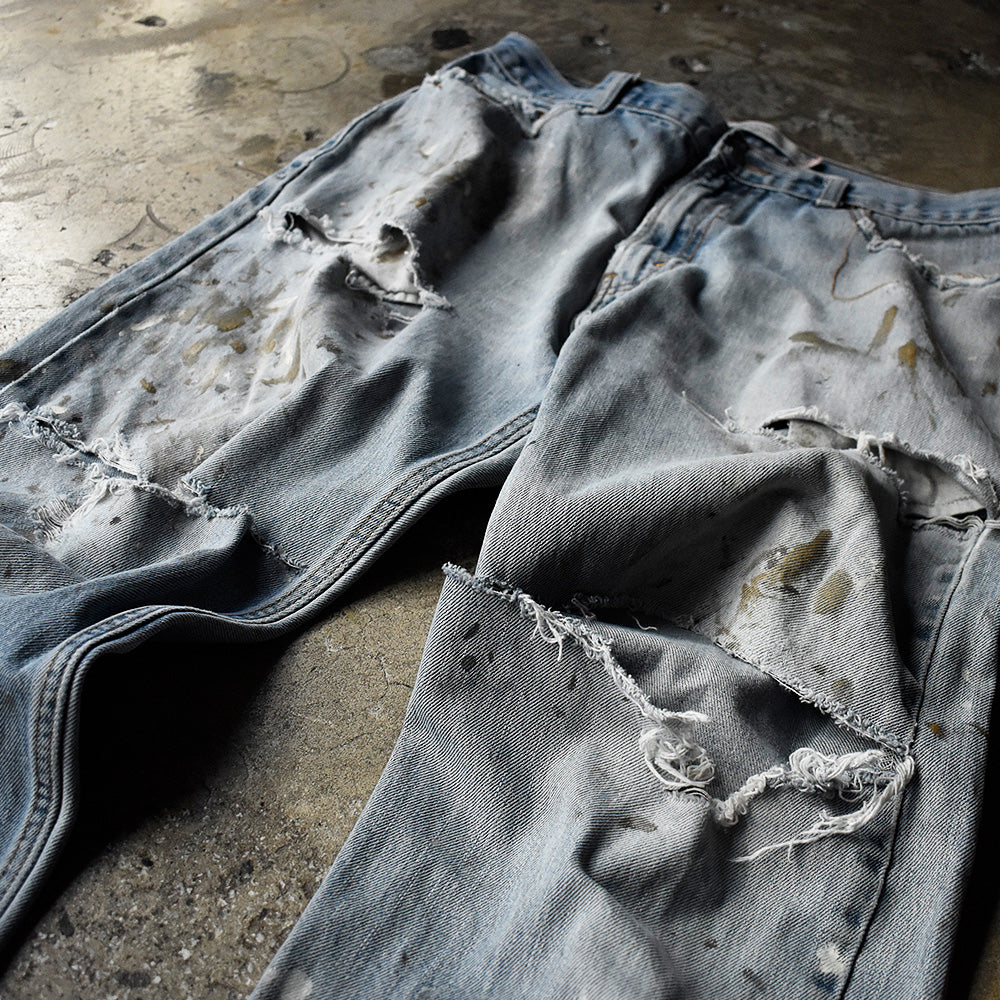 Y2K ボロ！ Levi's 505 デニムパンツ 231120H