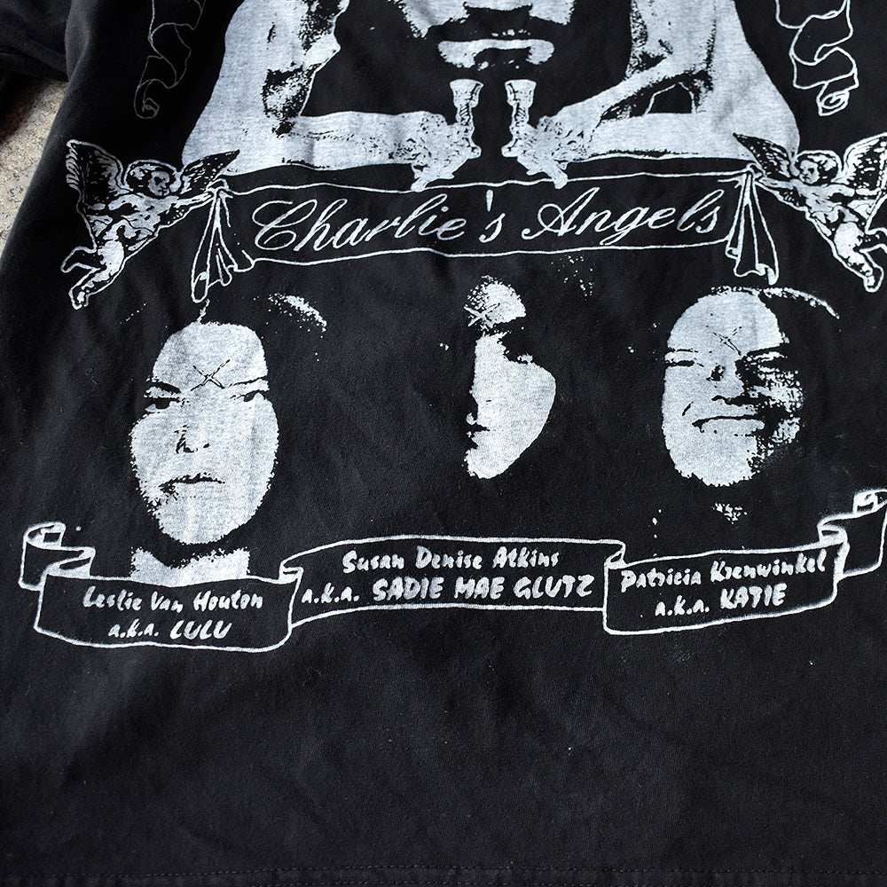 90's～ Charles Manson “マンソン・ファミリー” Tシャツ 250820H