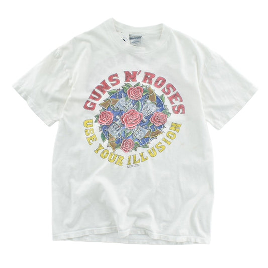 90's GUNS N' ROSES "USE YOUR ILLUSION" ロックTシャツ 260123H