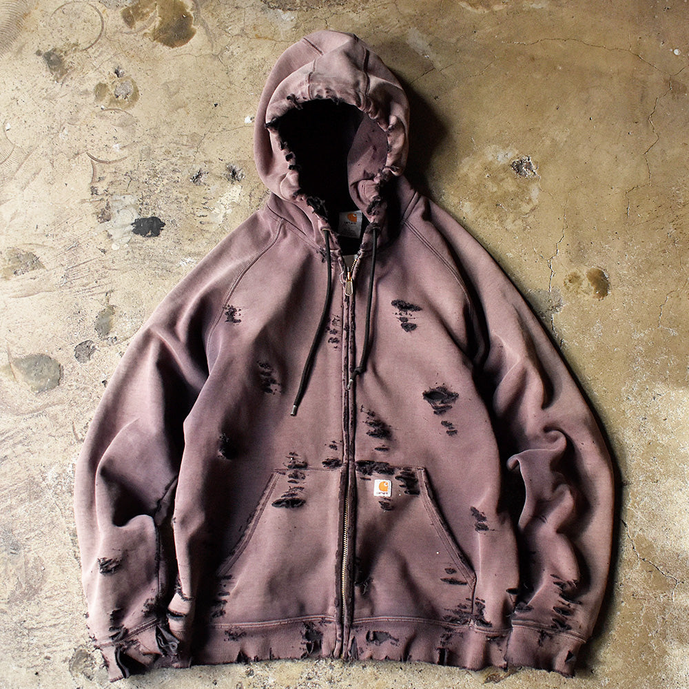 Carhartt ボロ！ フルジップパーカー 240229H