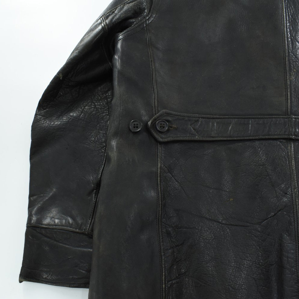 30’s GENUINE HORSEHIDE シングル レザーカーコート 260106H