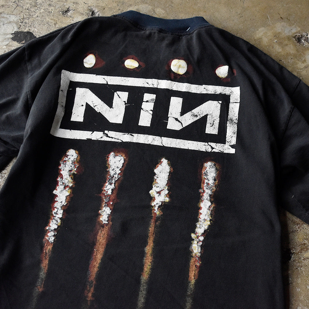 90's Nine Inch Nails “THE DOWNWARD SPIRAL” ロック Tシャツ 250721H