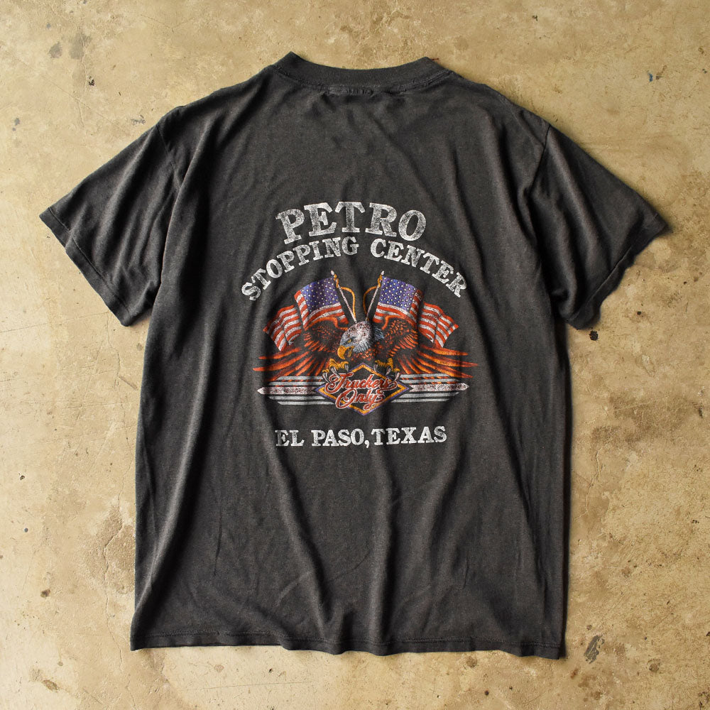 80’s 3D EMBLEM “ON THE ROAD AGAIN” トラッカー バイク Tシャツ250912H