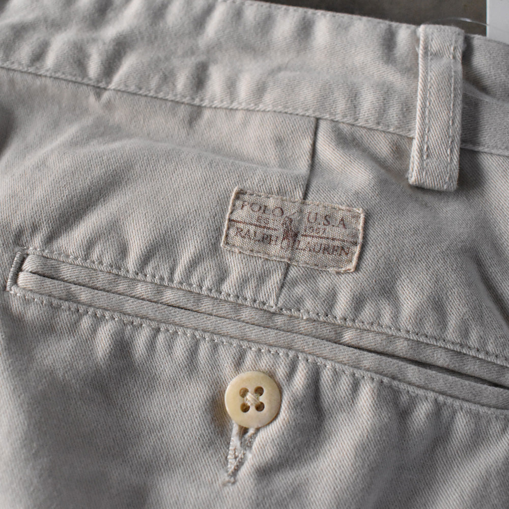 90's Polo Ralph Lauren “HAMMOND PANT” ツータック チノパン 240321 S2026
