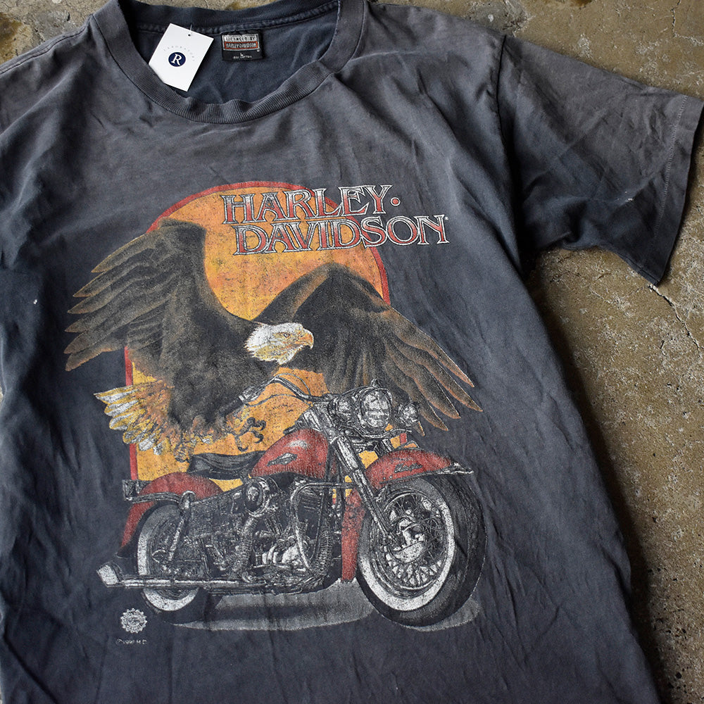 90's Harley-Davidson “イーグル×ハーレー” Tシャツ USA製 250622H