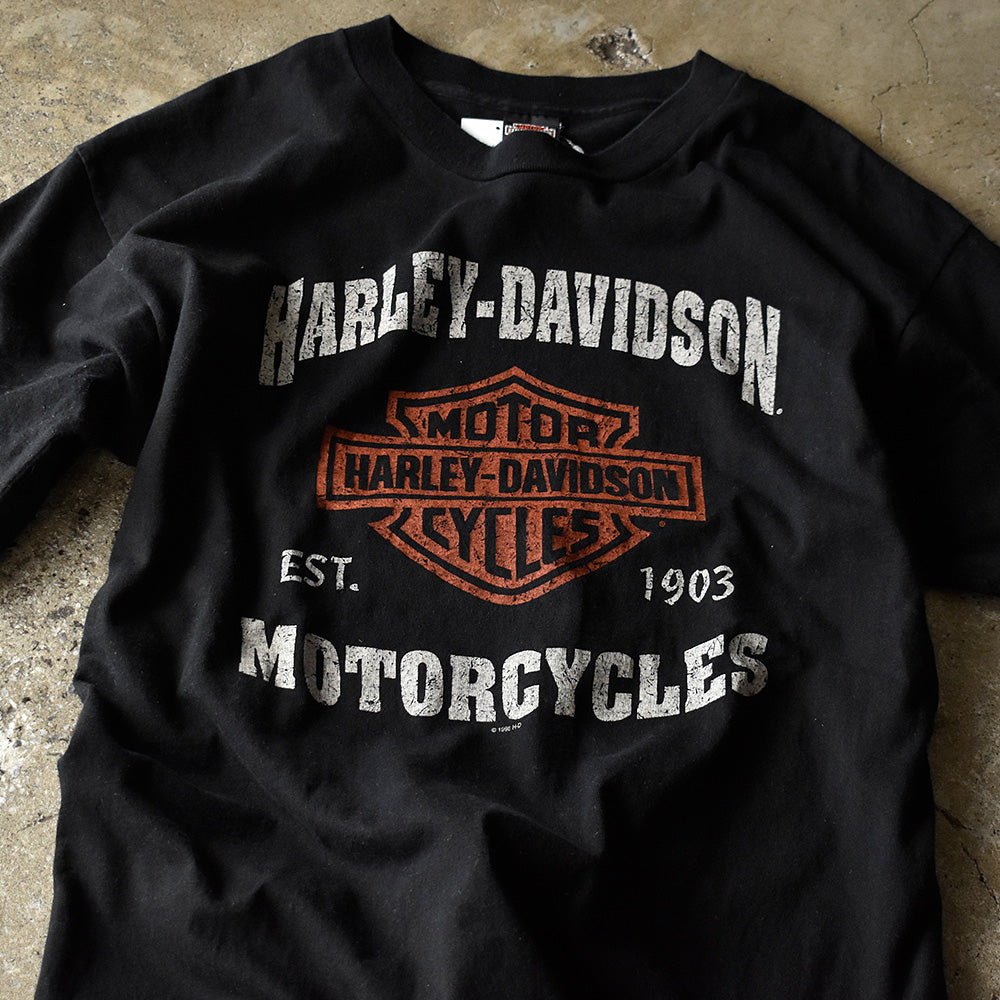 90's Harley Davidson ロゴ Tシャツ 240813H