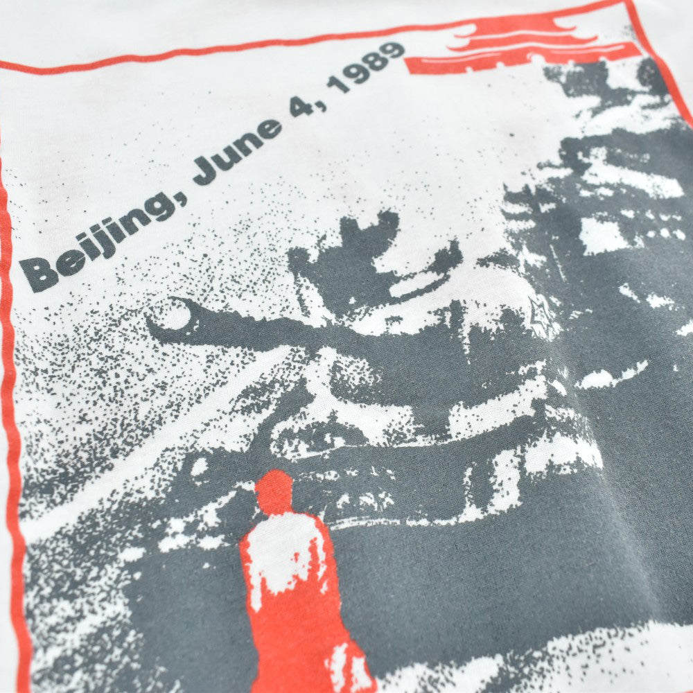 80's 天安門事件 "TANK MAN" Tシャツ 260331H