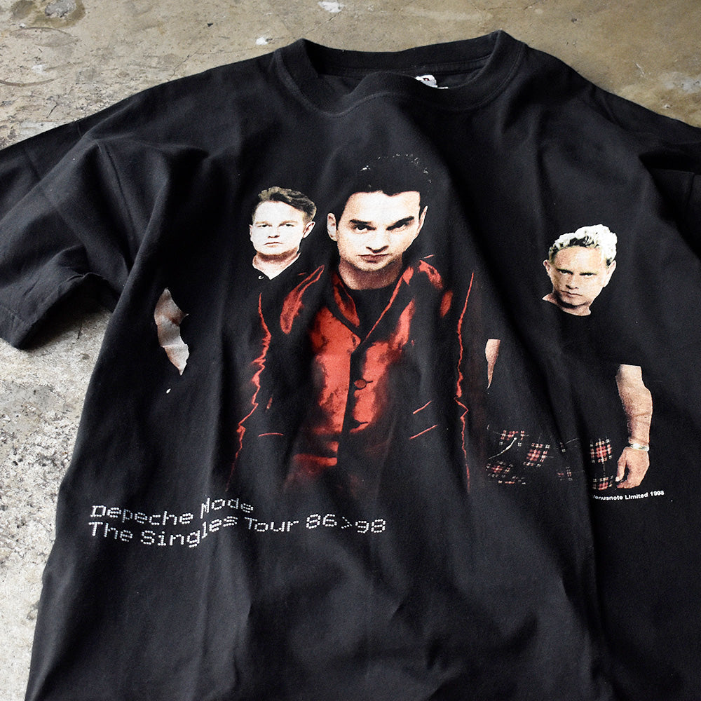 デペッシュ・モード The Singles Tour 86–98 フォトプリント ツアーTシャツ 1998年 ユーロ製 ヴィンテージ