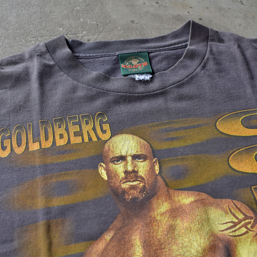 90's　WCW/World Championship Wrestling "GOLDBERG" Tシャツ　USA製　230703