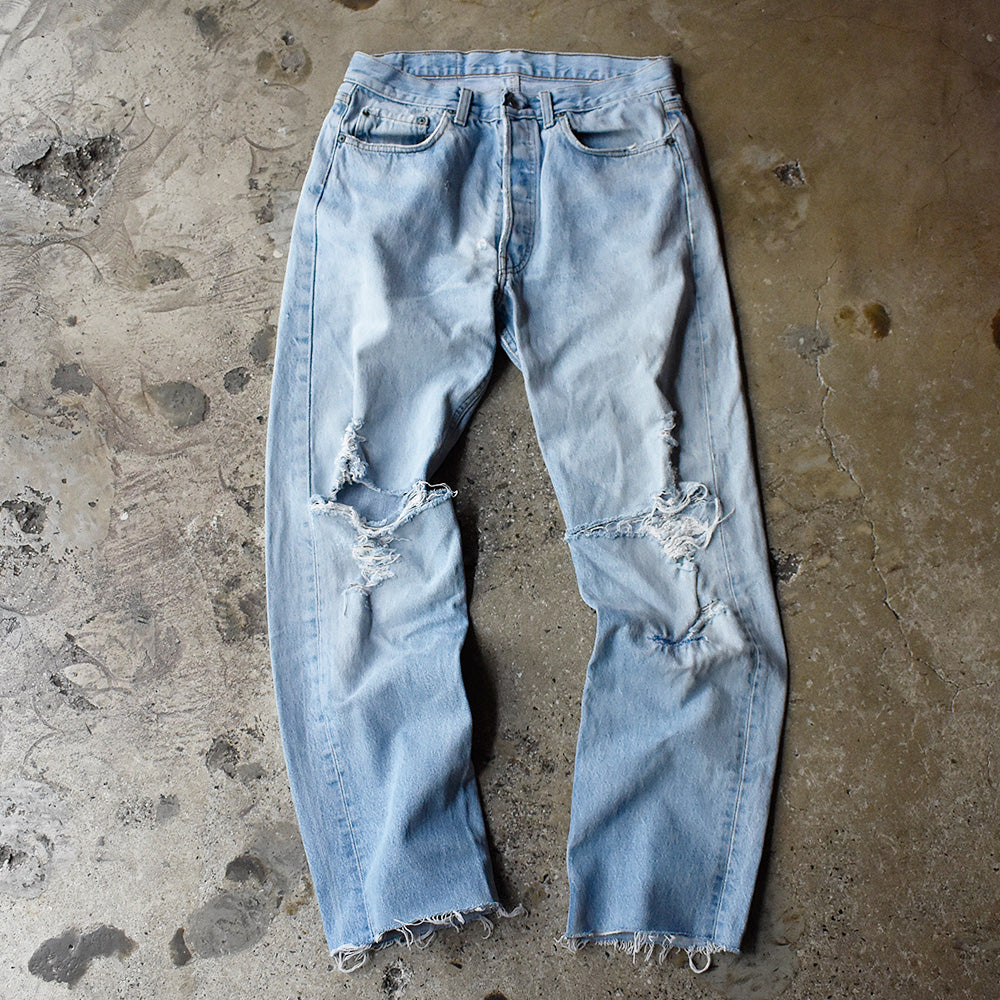 リーバイス 501 ダメージ デニムパンツ 90年代 USA製 ヴィンテージ