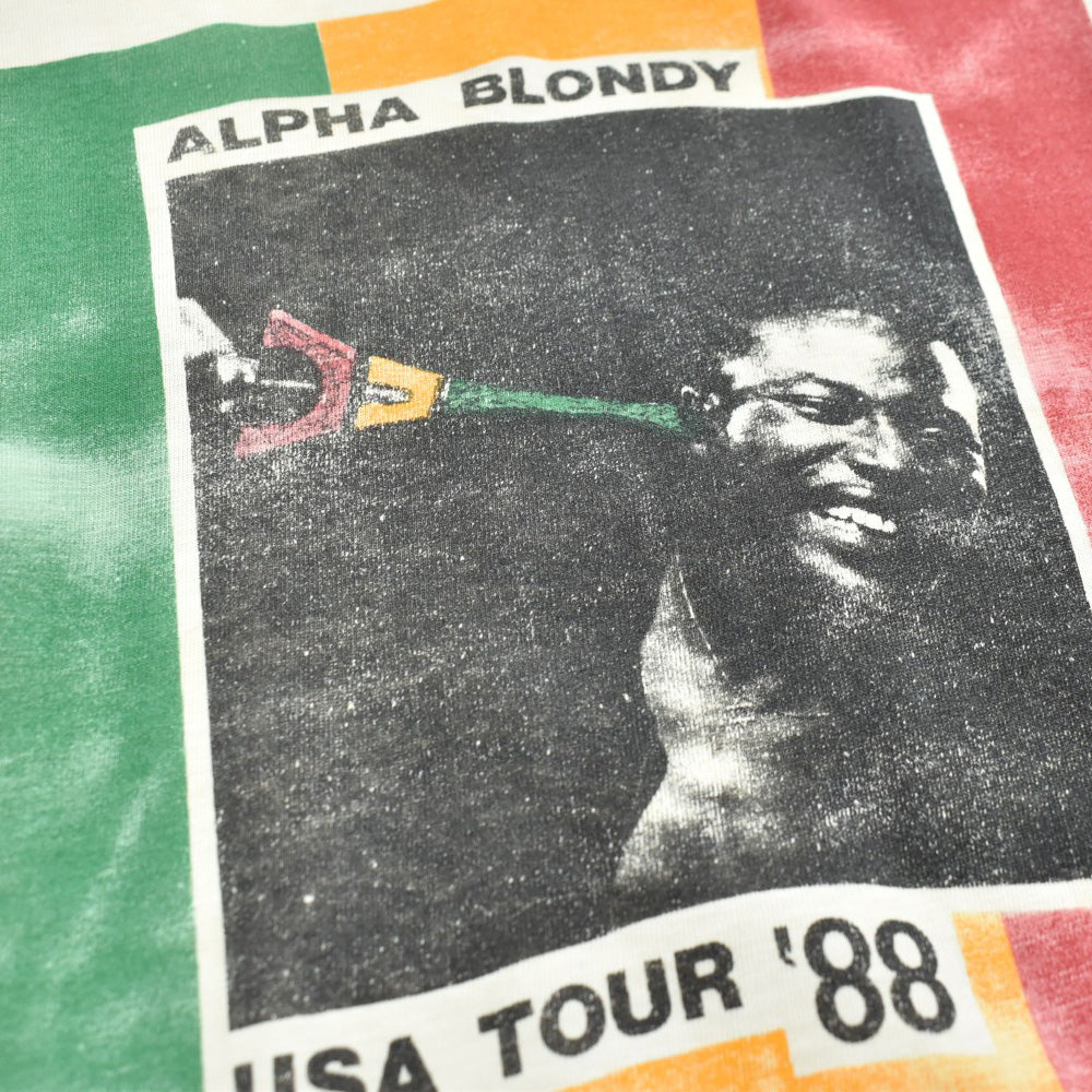 80’s ALPHA BLONDY “USA TOUR ’88” Tシャツ 260428H
