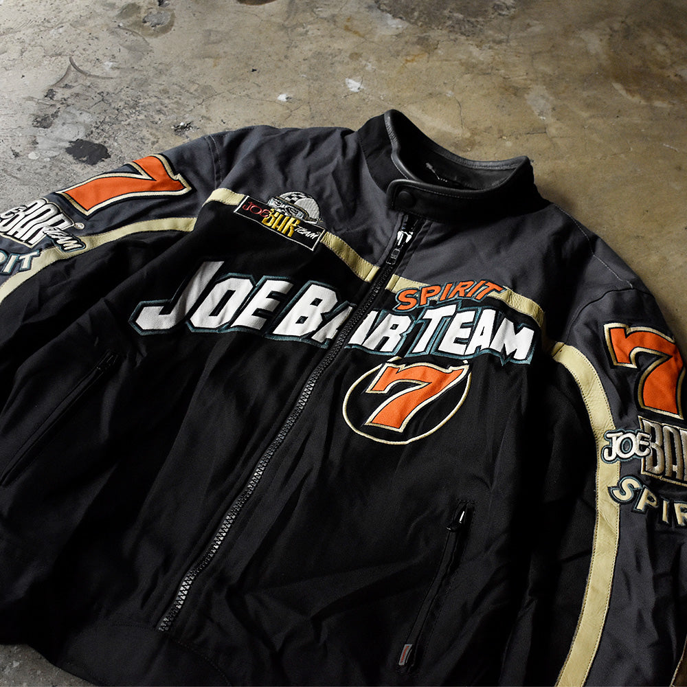 90's～ “JOE BAR TEAM  comics” CERPROTEC レーシングジャケット 240115H