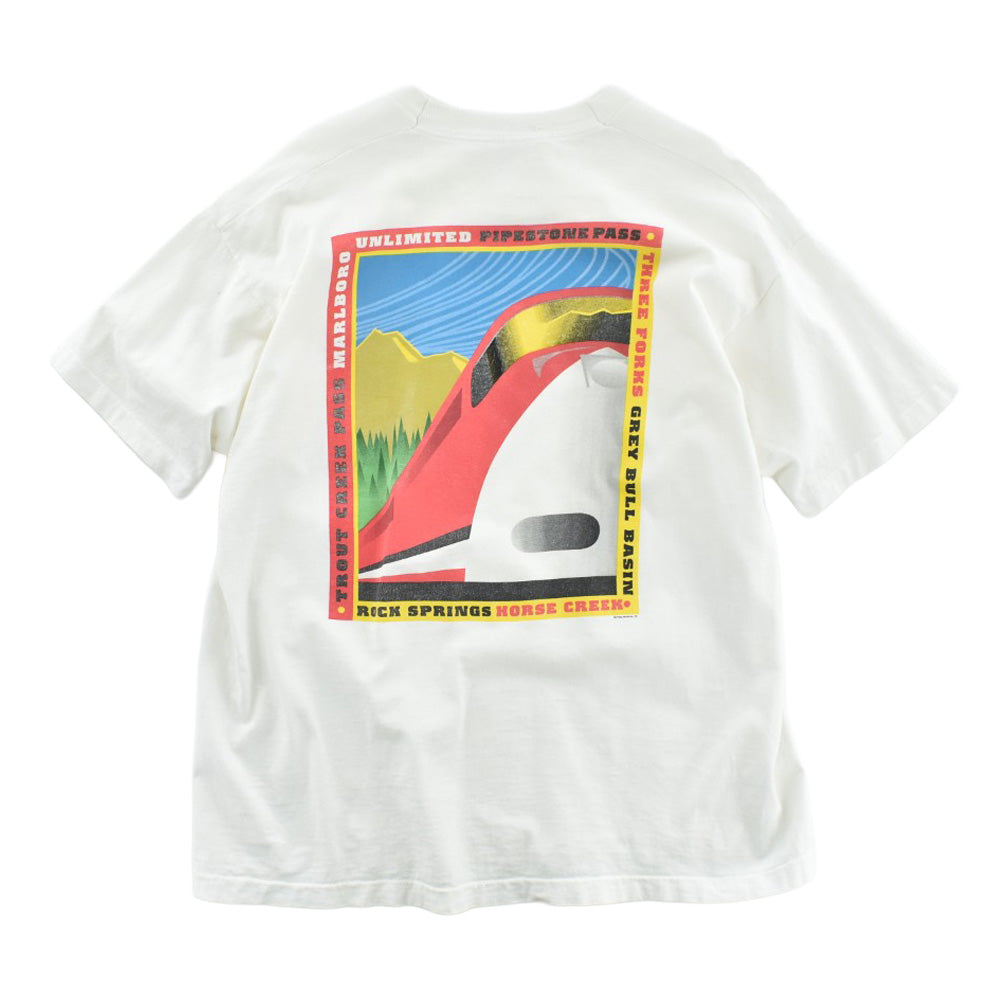 90's Marlboro Unlimited トレイン ポケットTシャツ USA製 260904H