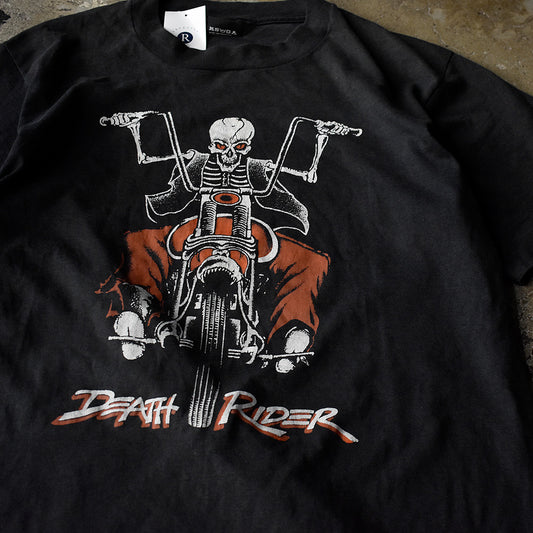90's “DEATH RIDER“ Skull MC Tシャツ USA製 250722H