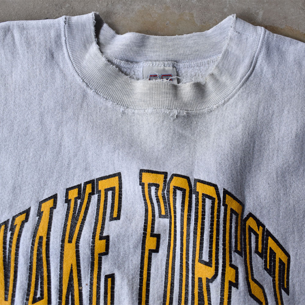 90’s Crable sportswear “WAKE FOREST” リバースタイプ スウェット USA製 231112