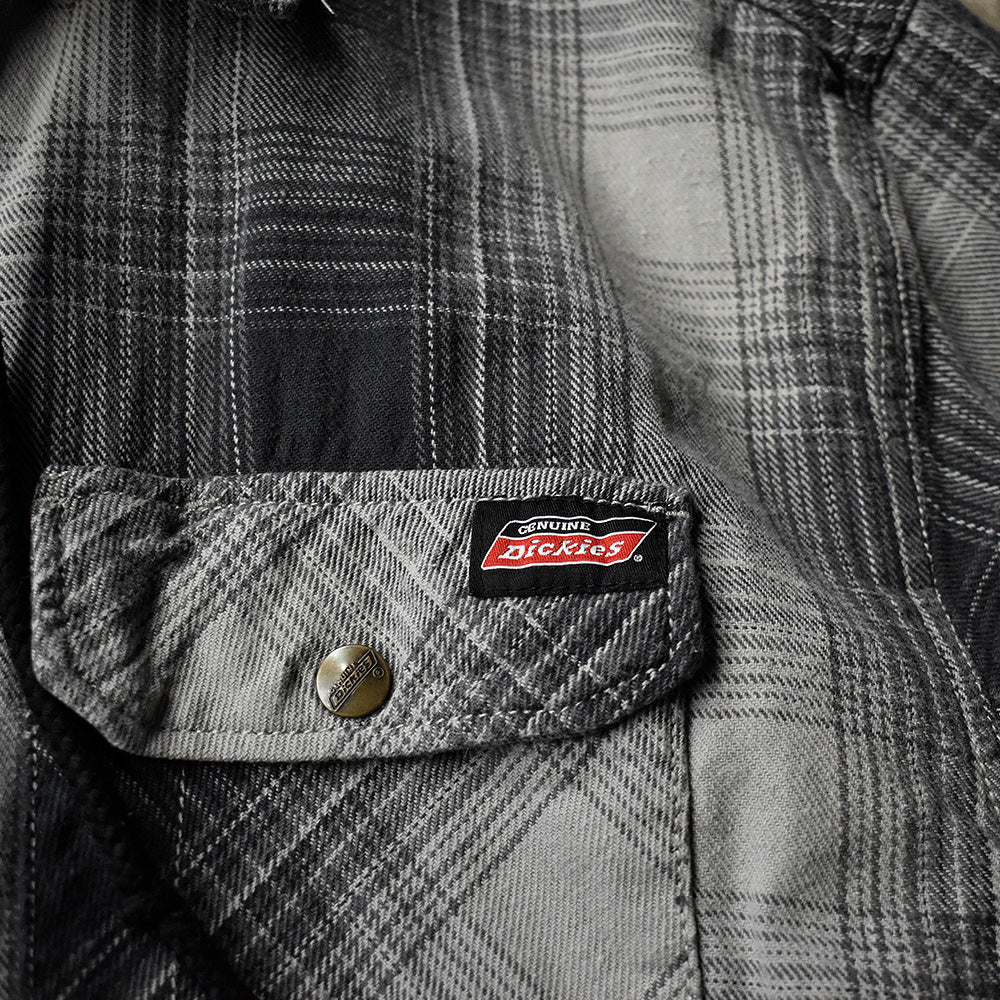 GENUINE-Dickies フード付き オンブレチェックシャツ 250118H